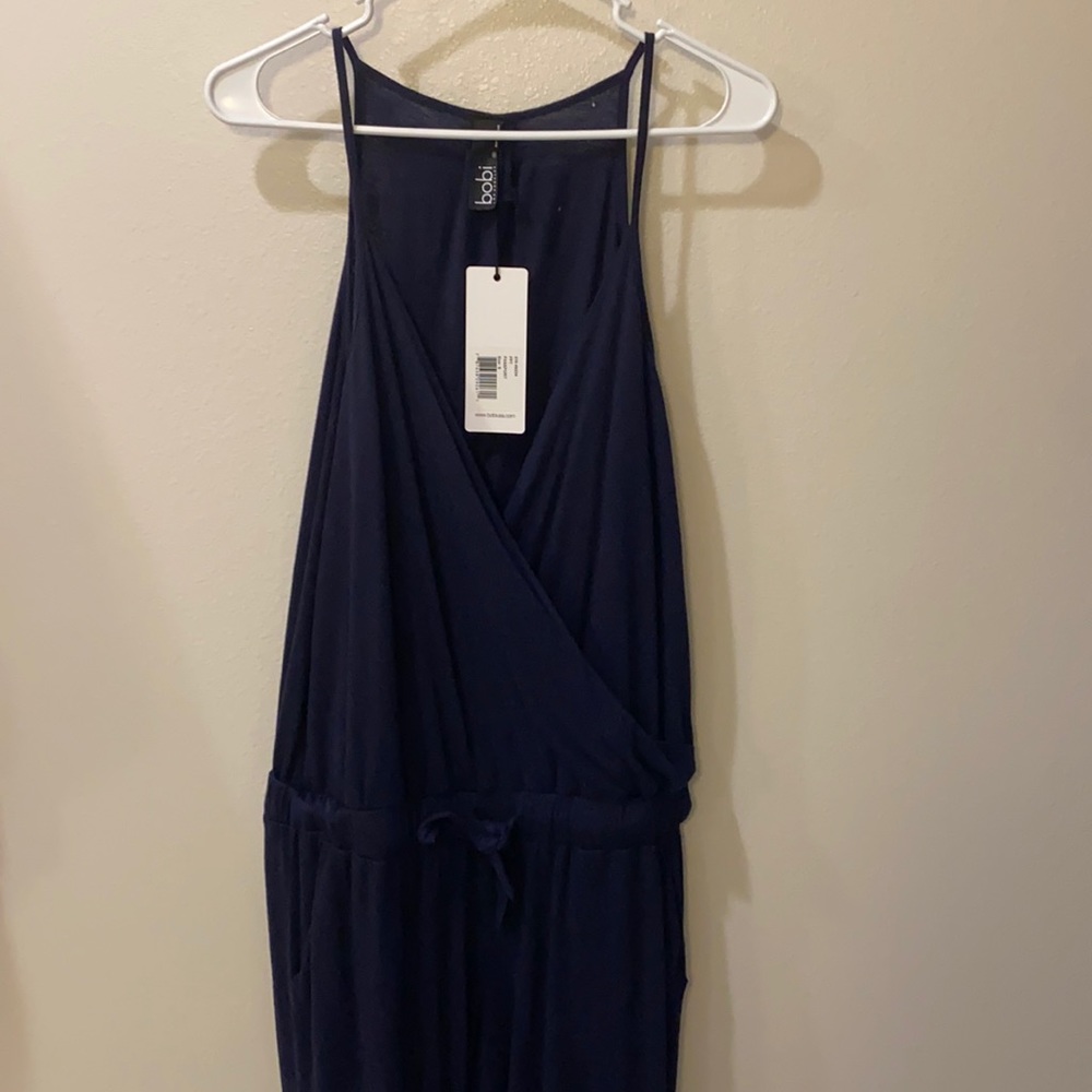 NWT navy jumpsuit